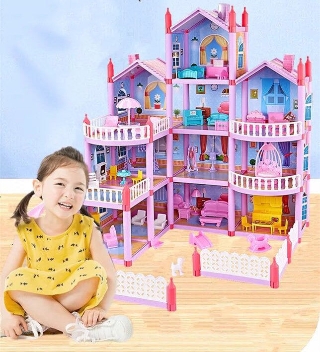 Princess Castle Villa Doll House Simulation House