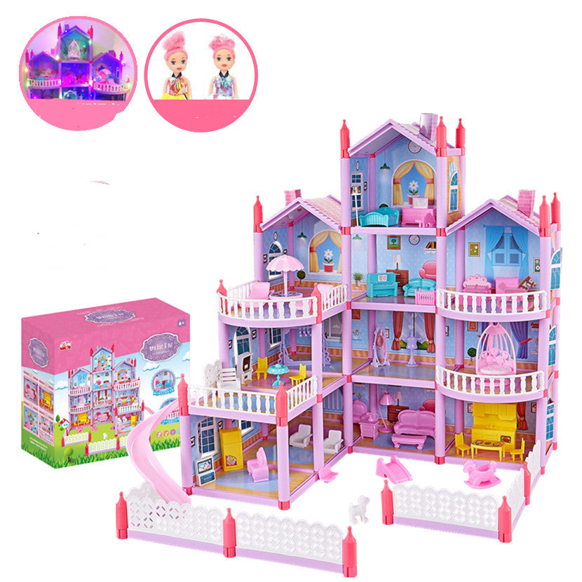 Princess Castle Villa Doll House Simulation House