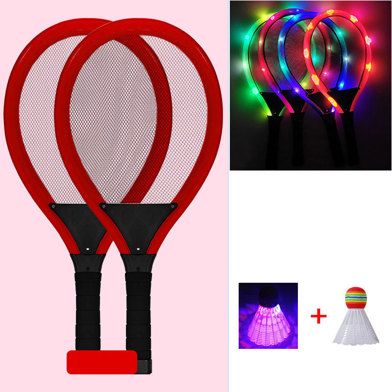 LED badminton racket